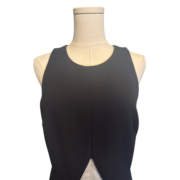 Club Monaco 8 Black Sleeveless Cutout Dress - Picture 3 of 16